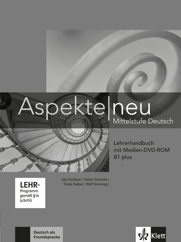Книга для вчителя Aspekte 1 Neu B1+ Lehrerhandbuch mit DVD-ROM